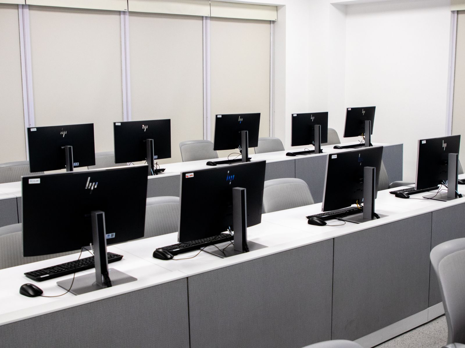 Computer lab workstations