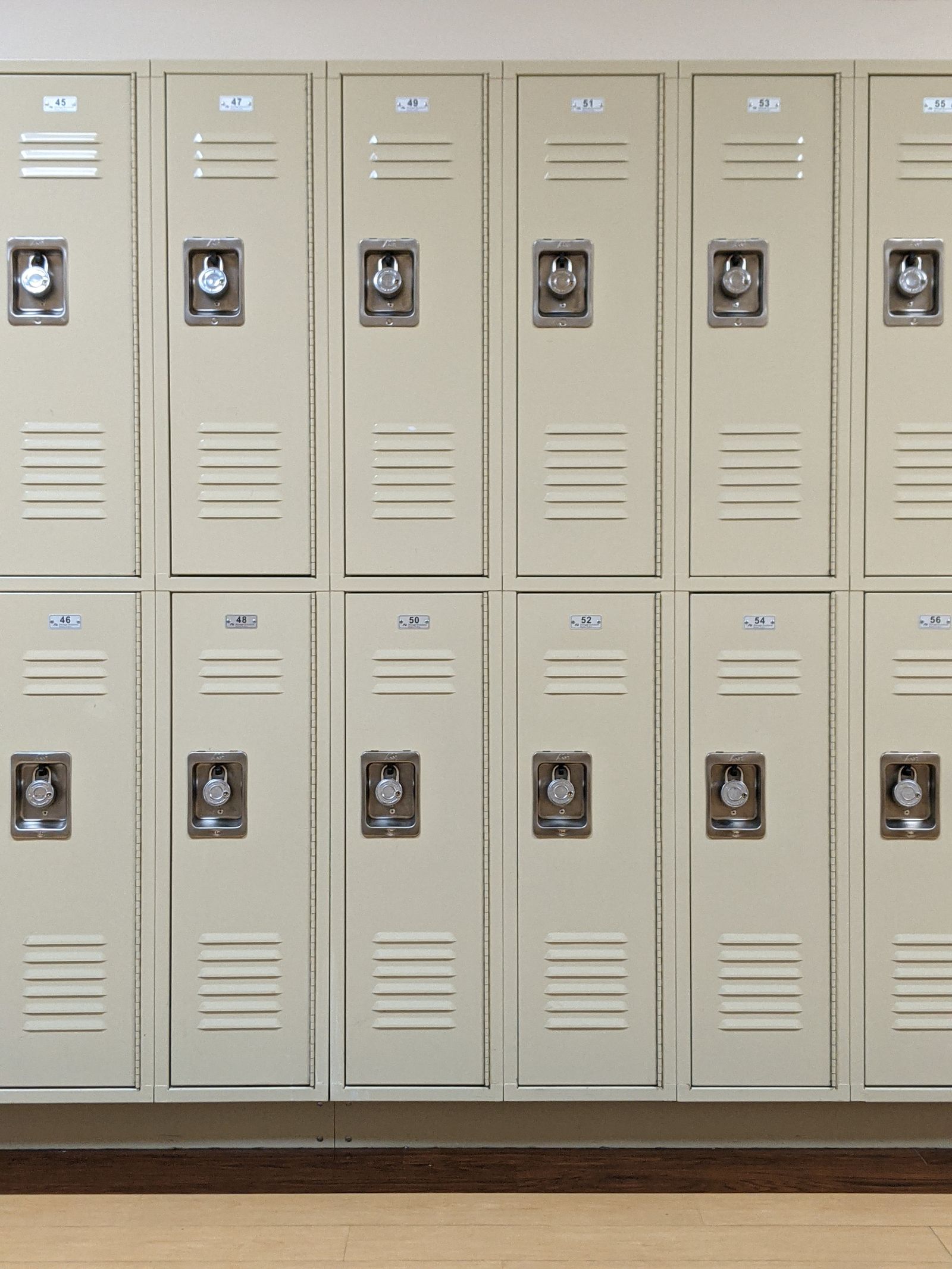 School storage lockers